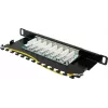 GoodConnections Alcasa GC-N0124 Keystone Jack RJ45 Cat6 blindado - sem ferramentas, Gigabit Ethernet, preto