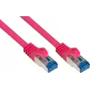 GoodConnections RNS® Cabo de rede Cat. 6A S/FTP com proteção da patilha, isento de halogéneos, magenta, 20m (8060-H200M)