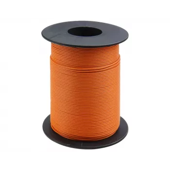 Donau Elektronik 119-17 Fio flexível 1 x 0,14 mm² laranja 100 m