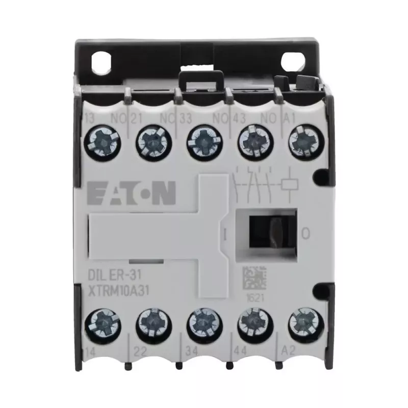 Eaton Contator auxiliar 24 V AC 3 NO + 1 NC - terminais de parafuso (DILER-31-24)