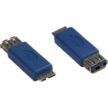 GoodConnections Alcasa USB-AD36 Cabo adaptador USB Micro-B macho para USB-A fêmea, 0,15 m, azul