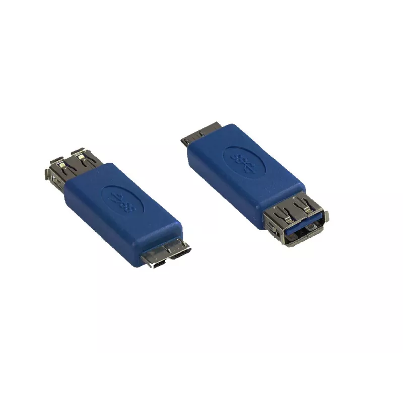 GoodConnections Alcasa USB-AD36 cabo adaptador de USB Micro-B para USB-A, azul