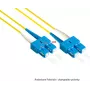 GoodConnections LW-930LS OS2 Cabo patch de fibra ótica monomodo duplex, LC/SC, 9/125, 30 m