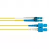 GoodConnections LW-930LS OS2 Cabo patch de fibra ótica monomodo duplex, LC/SC, 9/125, 30 m