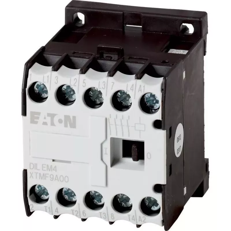 Eaton DILEM4-G (24 V DC) contactor, IP20, 45 x 52 x 58 mm, preto/branco 012701