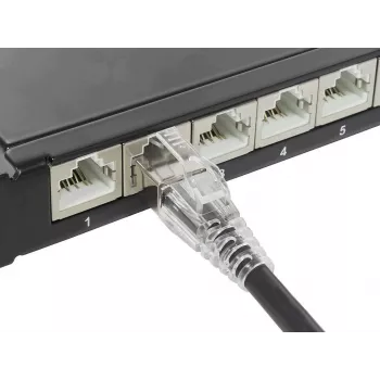 Good Connections Cabo de rede Cat.6A S/FTP LSZH com proteção da patilha RNS, preto, 3m 8060-HV030S