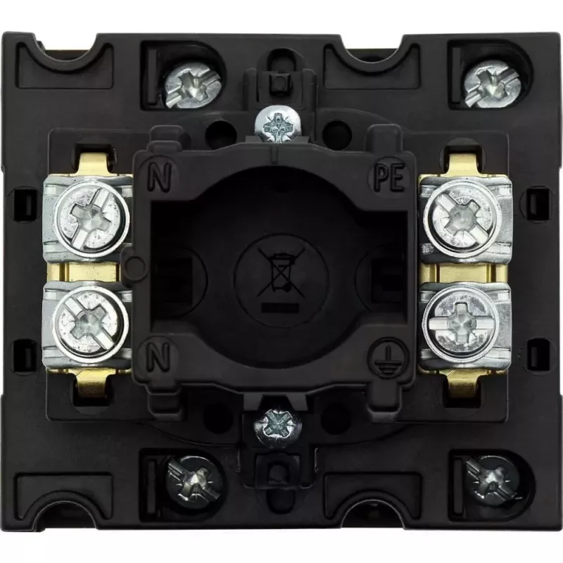 Eaton T3-1-102/EA/SVB interruptor de came, 3 polos, 32 A, bloqueável, amarelo/vermelho