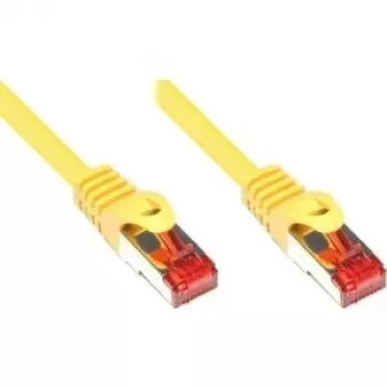GoodConnections Alcasa 8060-400Y Cat6 S/FTP Cabo patch, RJ45 macho para macho, 40 m, banhado a ouro