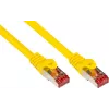 GoodConnections Alcasa 8060-400Y Cat6 S/FTP Cabo patch, RJ45 macho para macho, 40 m, banhado a ouro