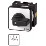 Eaton T0-3-8232/E interruptor de came 3 polos 20A 690V AC, montagem frontal, IP65, preto/cinzento 026988