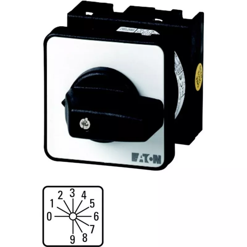 Eaton interruptor de comando 6,5 kW 6 A 10 posições (T0-4-15602/E)