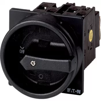 Eaton T0-2-1/EA/SVB-SW interruptor-seccionador principal 3 polos, 20 A, 690 V AC, montagem à superfície, manípulo preto, IP65 041246