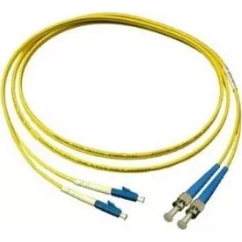 GoodConnections LW-915LT Cabo patch de fibra ótica monomodo duplex, LC/ST, 9/125, 15 m