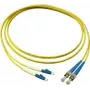GoodConnections LW-915LT Cabo patch de fibra ótica monomodo duplex, LC/ST, 9/125, 15 m