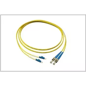 GoodConnections LW-915LT Cabo patch de fibra ótica monomodo duplex, LC/ST, 9/125, 15 m