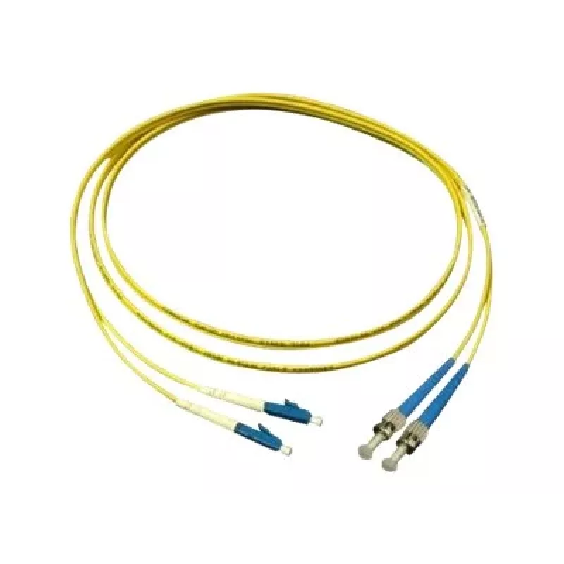GoodConnections LW-915LT Cabo patch de fibra ótica monomodo duplex, LC/ST, 9/125, 15 m