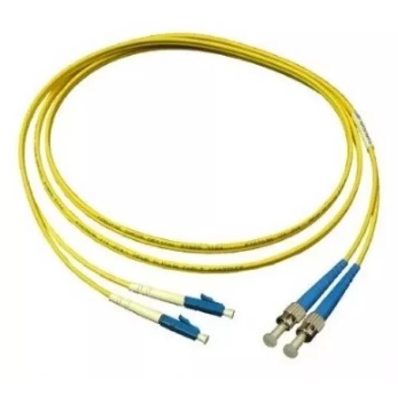 GoodConnections LW-915LT Cabo patch de fibra ótica monomodo duplex, LC/ST, 9/125, 15 m