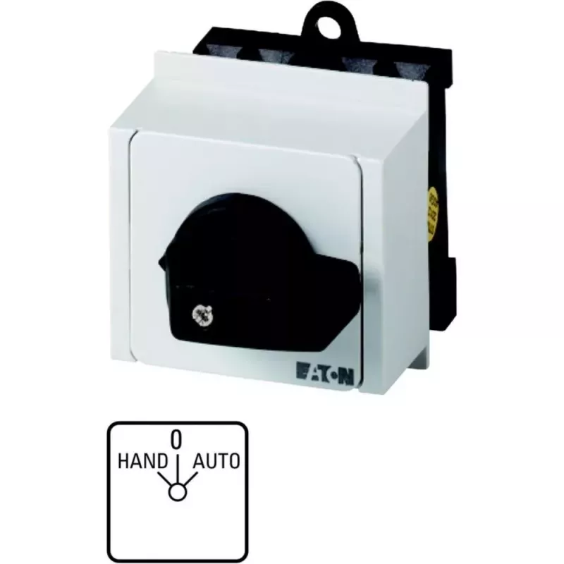 Eaton T0-3-15433/IVS interruptor tripolar, IP30, preto/branco 055467
