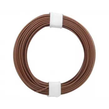 Donau Elektronik 118-8 fio flexível 1 x 0,14 mm² castanho 10 m