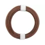 Donau Elektronik 118-8 fio flexível 1 x 0,14 mm² castanho 10 m