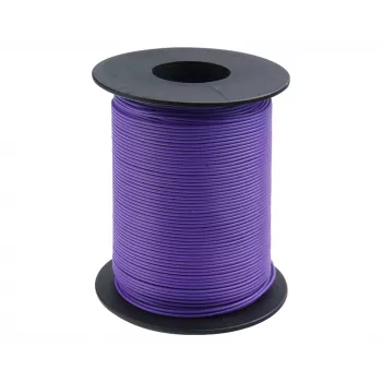 Donau Elektronik 119-16 fio flexível 1 x 0,14 mm² violeta 100 m