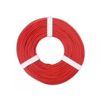 Donau Elektronik 125-050 fio flexível de ligação 0,25 mm² vermelho 50 m