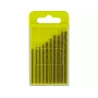Donau Elektronik HSS-CO-225 conjunto de brocas helicoidais HSS-cobalto para metal, 10 peças, 1,3–2,5 mm, DIN 338, haste cilíndrica