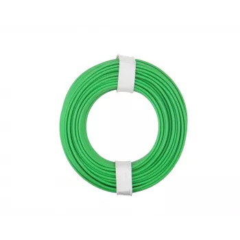 Donau Elektronik 175-014 cabo flexível LiY 1 x 0,75 mm² verde 10 m
