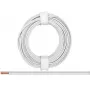 Donau Elektronik 218-55 fio flexível 2 x 0,14 mm² branco 5 m