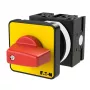Interruptor de came Eaton T0-2-1/E-RT de 3 polos 20 A, IP65, vermelho/amarelo 011082