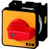 Interruptor de came Eaton T0-2-1/E-RT de 3 polos 20 A, IP65, vermelho/amarelo 011082