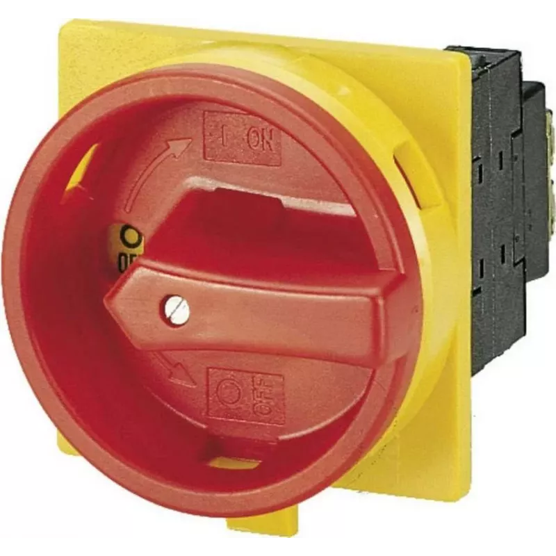 Interruptor de came bloqueável Eaton TM-2-8293/E/SVB 10 A 2 polos 90° vermelho/amarelo 45485