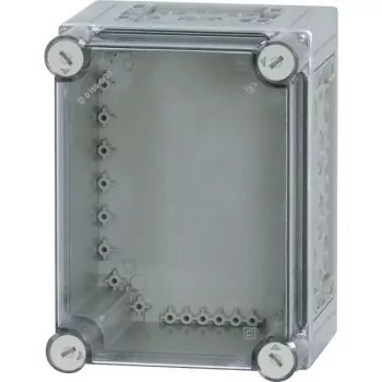 Caixa isolada em policarbonato Eaton CI23E-150 com pré-cortes métricos, IP65, cinzento 021943