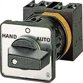Interruptor de alavanca ON-OFF Eaton T0-2-8211/E 2 polos, 20A, 690V AC, IP65, preto 022234