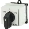 Interruptor principal Eaton T0-1-15431/IVS 1 polo, 20 A, IP65, manípulo rotativo, preto/branco 026991