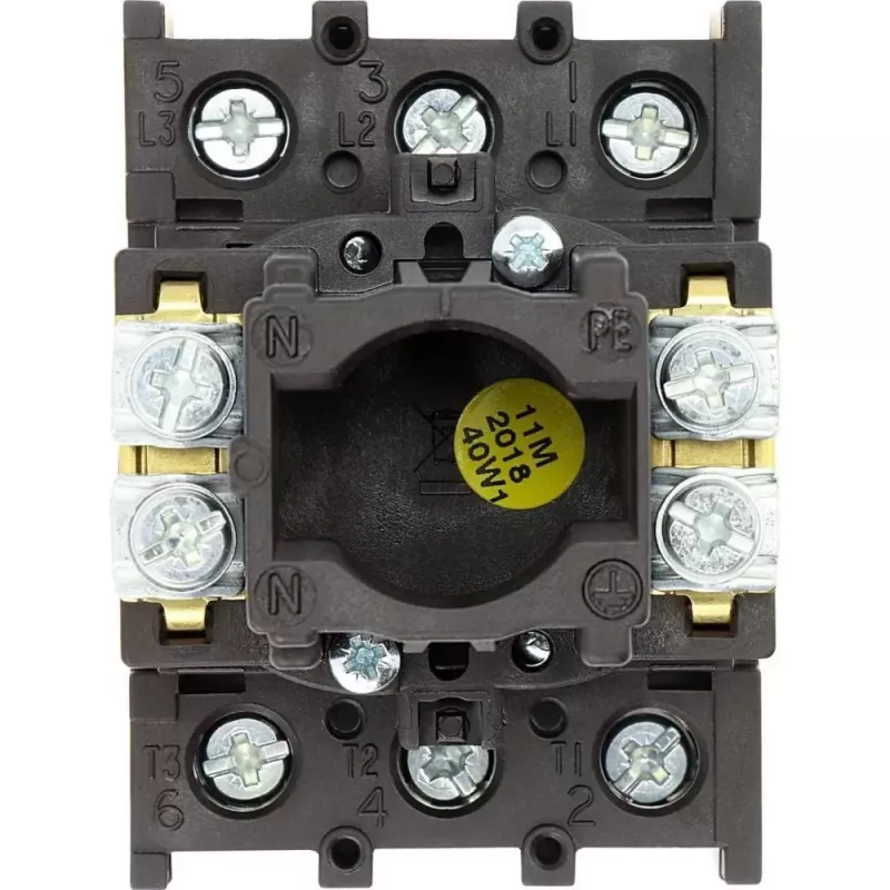 Eaton P1-25/EA/SVB interruptor rotativo de 3 polos, laranja/vermelho 041097