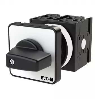 Interruptor de came Eaton T0-3-8222/E 3 polos 20A 690V AC, preto/prateado 048339