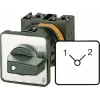 Interruptor de came Eaton T0-3-8222/E 3 polos 20A 690V AC, preto/prateado 048339