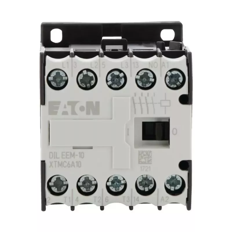 Contator auxiliar Eaton DILEEM-10-G 24V DC, 1NO, 690V, preto/branco 051643