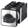 Interruptor de came Eaton T0-6-15866/E 3 polos 20A 690V AC IP65 frontal preto/prateado 055460