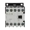 Mini contactor Eaton DILEEM-10 - 3 polos, bobina 230 V AC, 9 A, 4 kW, 1 contacto auxiliar NA, montagem em calha DIN, IP20, preto/branco 056674
