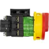 EATON P1-32/EA/SVB/HI11 Interruptor principal, 3 polos, 32 A, montagem em quadro, vermelho/amarelo 072567