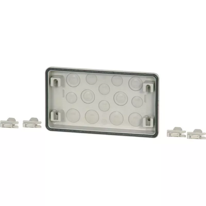 Eaton FL3-2 Flange para armário elétrico, plástico cinzento, 250 x 230 x 116 mm 090798