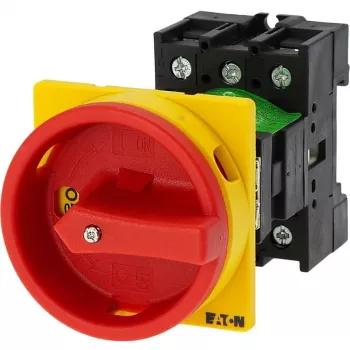 Eaton P1-32/V/SVB Interruptor principal paragem de emergência 3 polos 32A IP65 montagem intermédia 095676