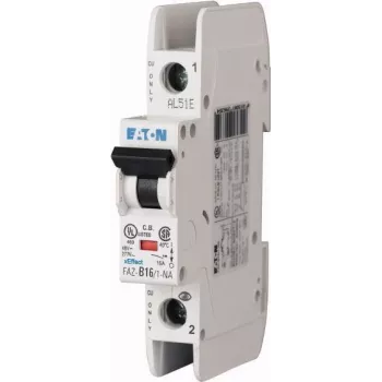 Eaton FAZ-C10/1-NA Disjuntor magnetotérmico (MCB), 10 A, 1 polo, característica C, 6 kA, 230 V AC, calha DIN 102087