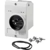 Eaton Caixa vazia com interruptor rotativo E-PKZ0-G, montagem à superfície, 129 x 85 x 80 mm, cinzento 072907