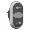 Eaton M22-DDL-S-X226/X26 botão de pressão duplo, iluminado, com inscrição 105227