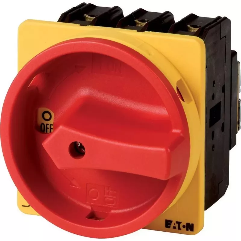 Eaton P3-100/EA/SVB Interruptor principal de 100 A 3 polos bloqueável, vermelho/amarelo
