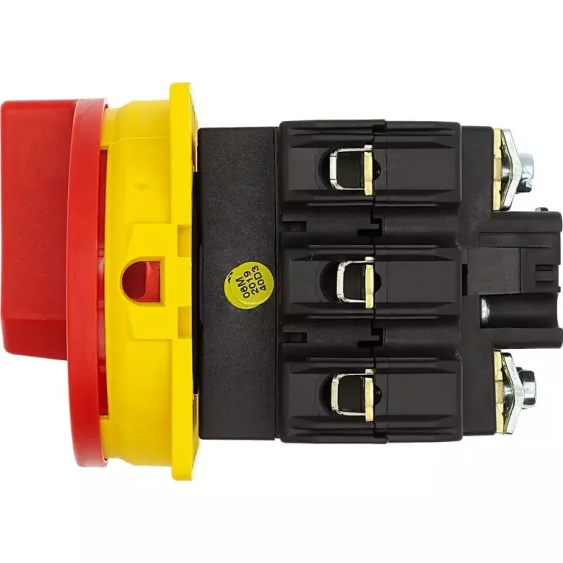 Eaton P3-100/EA/SVB Interruptor principal de 100 A 3 polos bloqueável, vermelho/amarelo