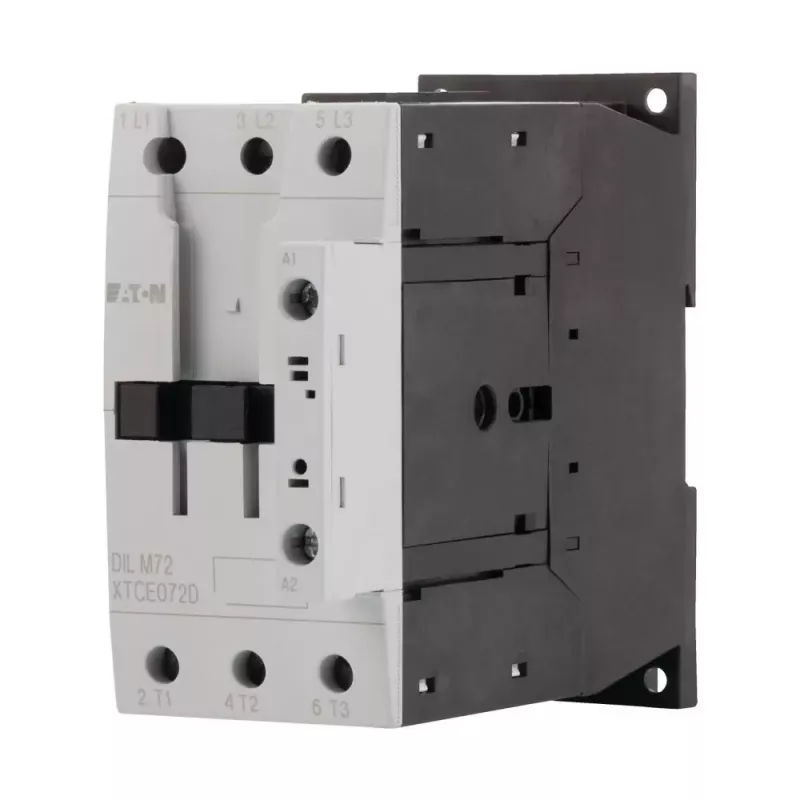 Eaton DILM72(RDC24) Contator de potência, 3 polos, 72 A, bobina 24 V DC 107671